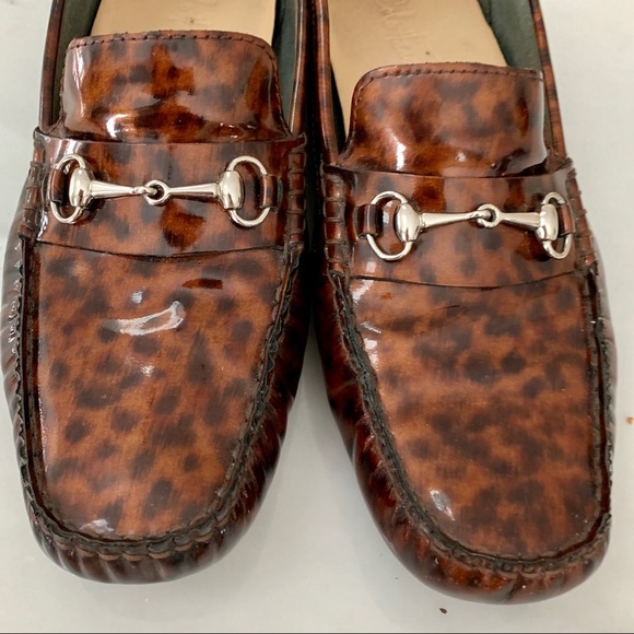 cole haan leopard mule